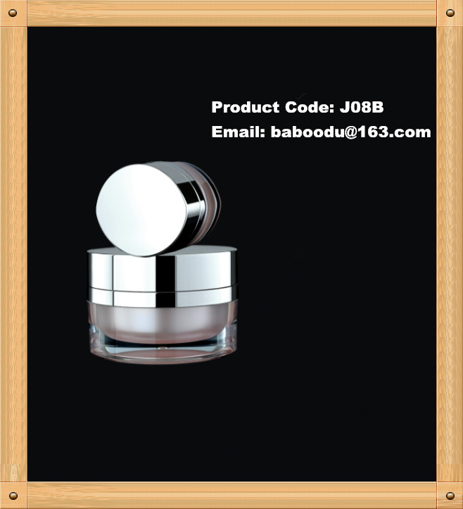 Lip shape acrylic cream jar
