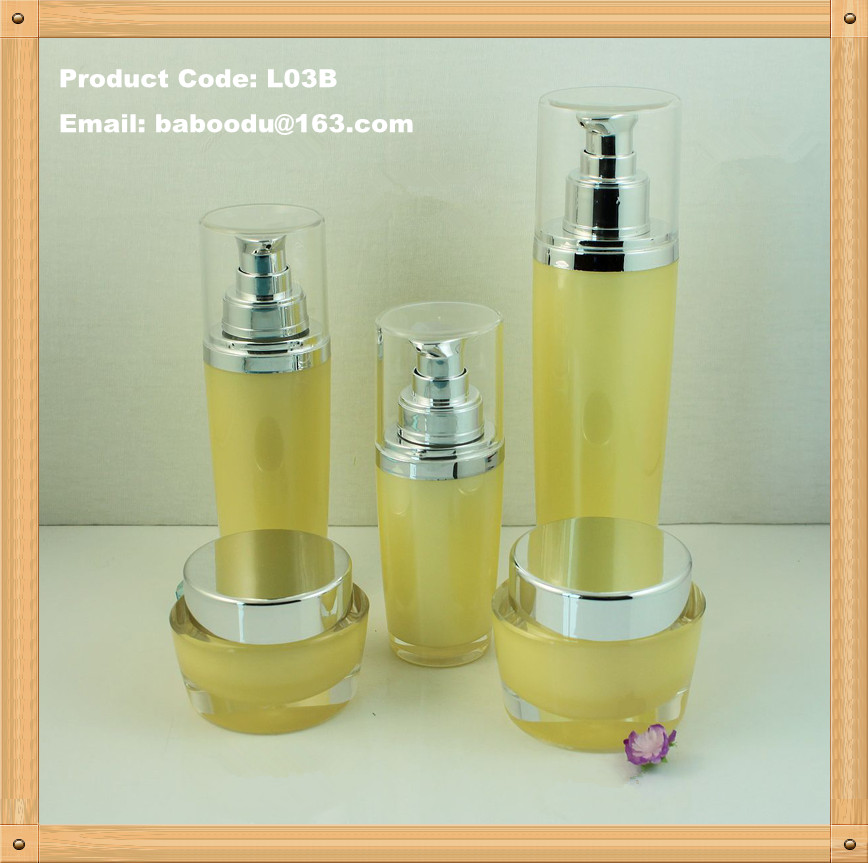 New Oval acrylic lotion bottle