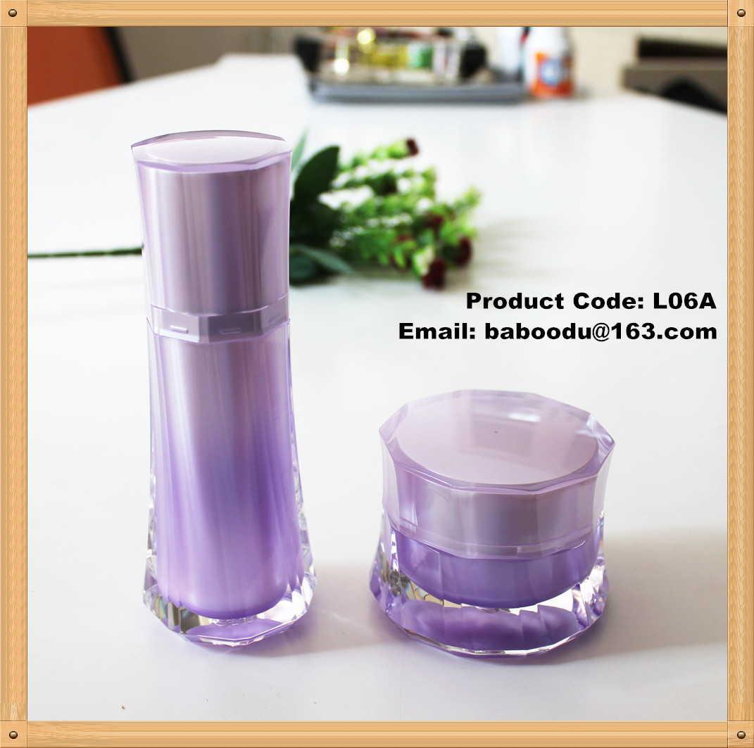 50ml Skirt shape acrylic lotion bottle