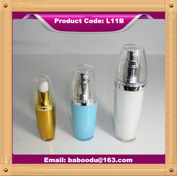 Ball shape acrylic lotion bottle