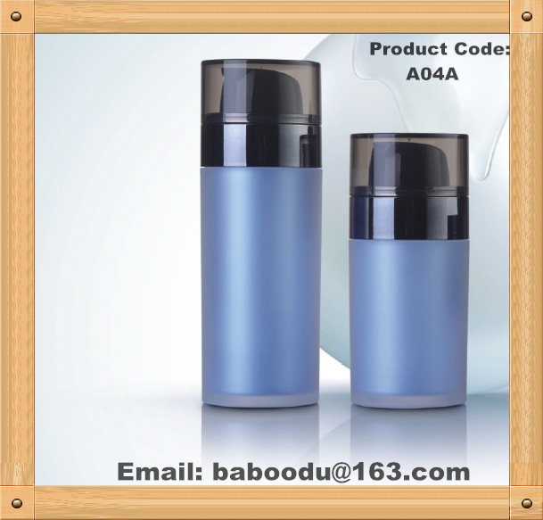 Korea-style acrylic round airless bottle (double-wall)