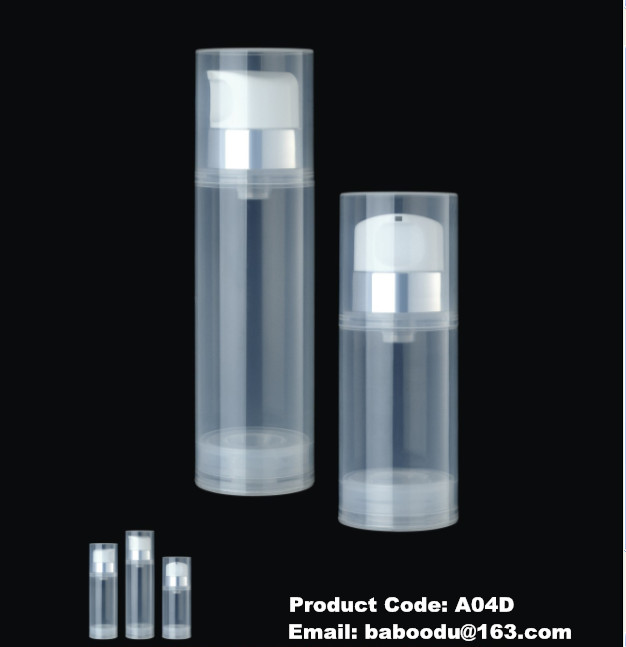 Korea-style PP round airless bottle (single-wall)