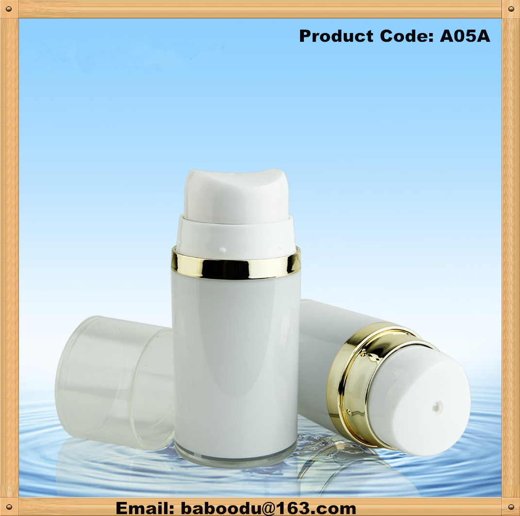 AS round airless bottle (double-wall)