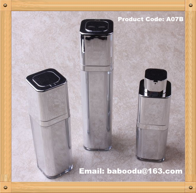 Square rotary airless bottle