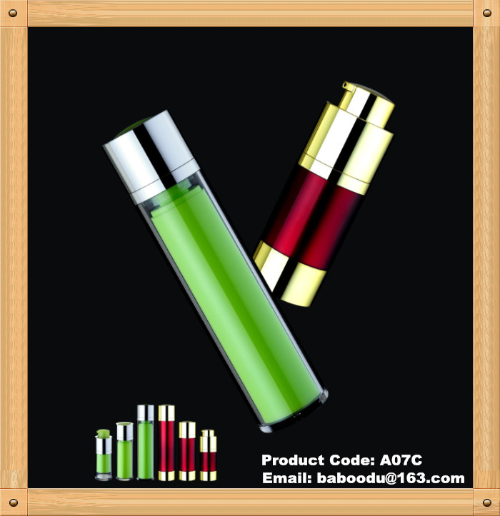 Round rotary airless bottle (with bottom)