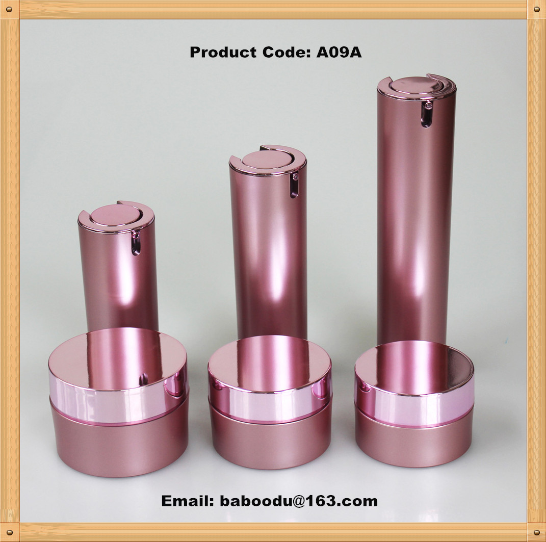 Round acrylic airless bottle