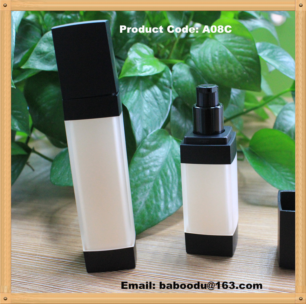 AS square airless bottle