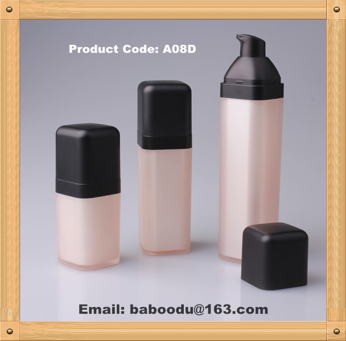 Square airless bottle