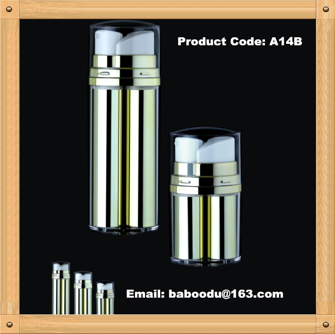 Oval double-tubes AS airless bottle